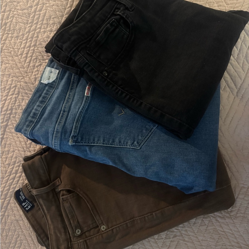 Old Navy Women’s High-Rise Jeans — Black, Blue, Brown